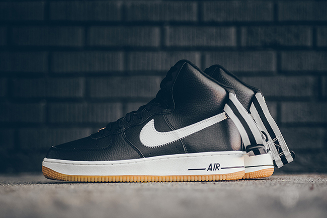 af1 high black gum