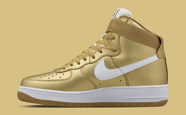 Nike Air Force 1 High Metallic Gold