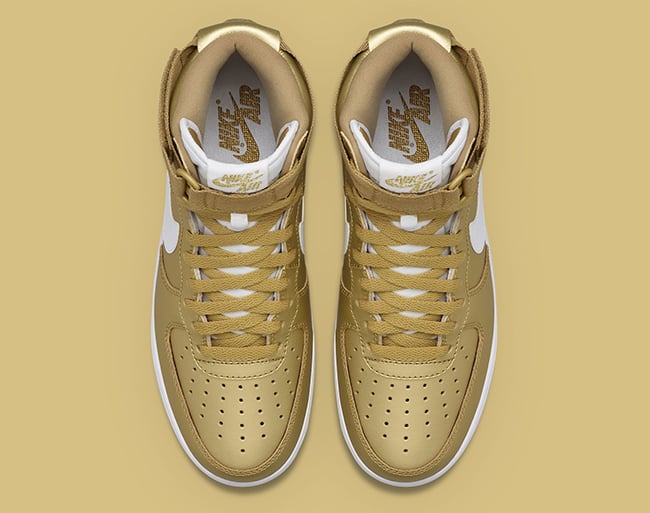 Nike Air Force 1 High Metallic Gold