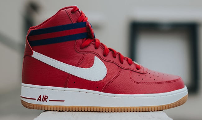 nike air force 1 red gum