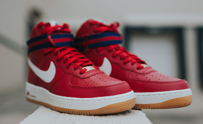 air force 1 white red gum