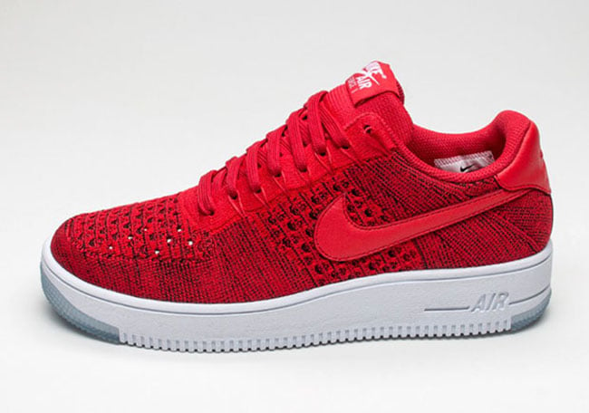 Nike Air Force 1 Low Flyknit University Red