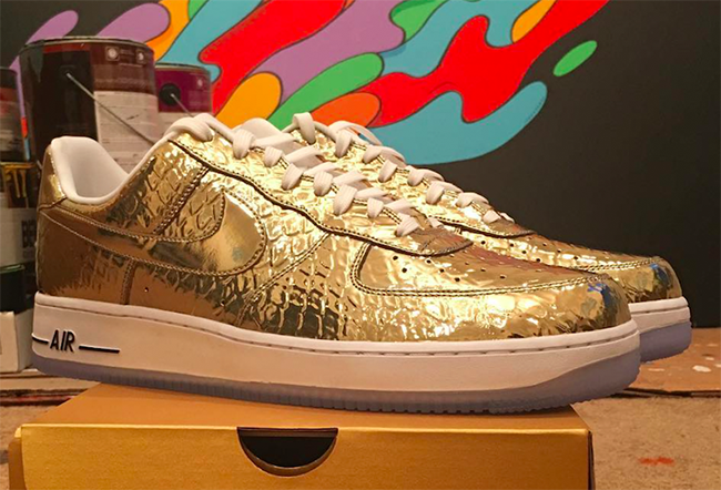 Nike Air Force 1 ‘Precious Metal’ Limited Release for Super Bowl 50