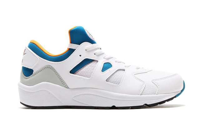 Nike Air Huarache International White Green Abyss Citrus Grey