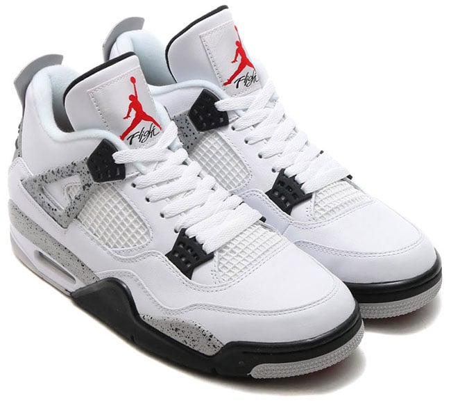 white cement 4's