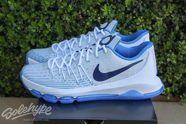 Nike KD 8 Home White Blue Yellow