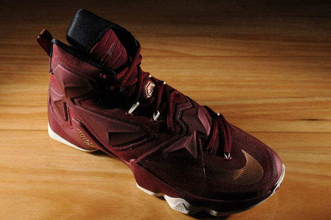 Nike LeBron 13 Bronze Wine