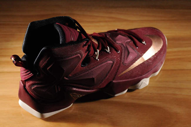 Nike LeBron 13 Bronze Wine