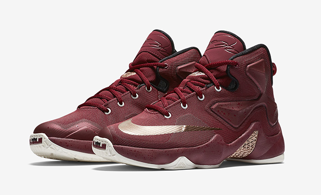 Nike LeBron 13 GS Team Red Metallic Red Bronze