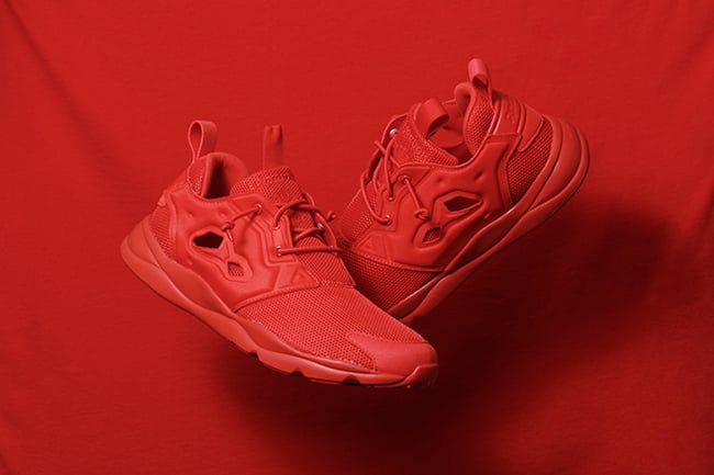 Red Covers the Reebok Furylite