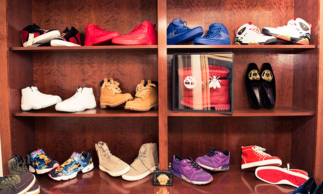 Rick Ross Sneaker Closet