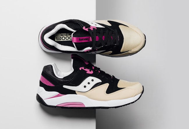 saucony black and pink