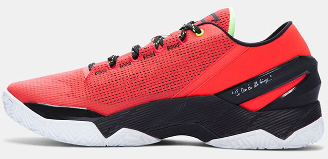 Under Armour Curry 2 Low Energy Red Black