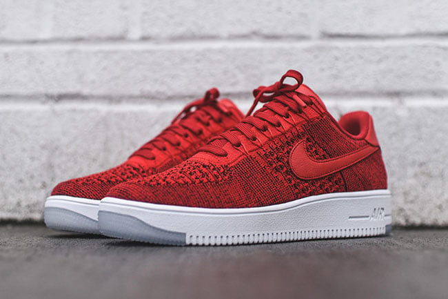 Nike Air Force 1 Low Flyknit ‘University Red’ Available Now
