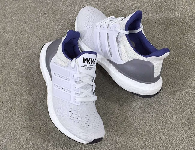 Wood Wood adidas Ultra Boost White Blue