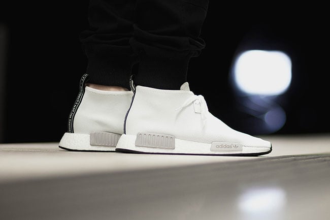 adidas NMD Chukka Vintage White On Feet