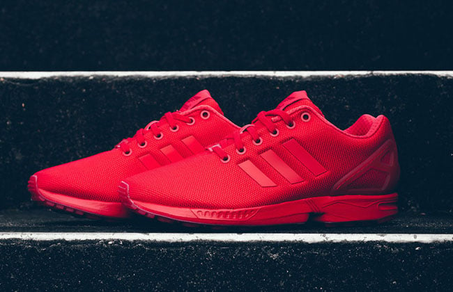 adidas flux all red