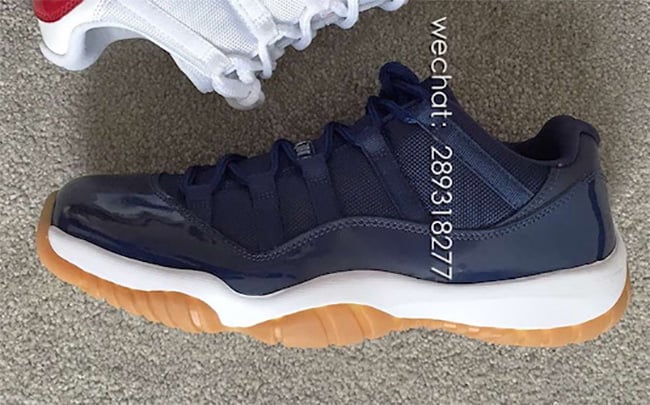 Air Jordan 11 Low Navy Gum