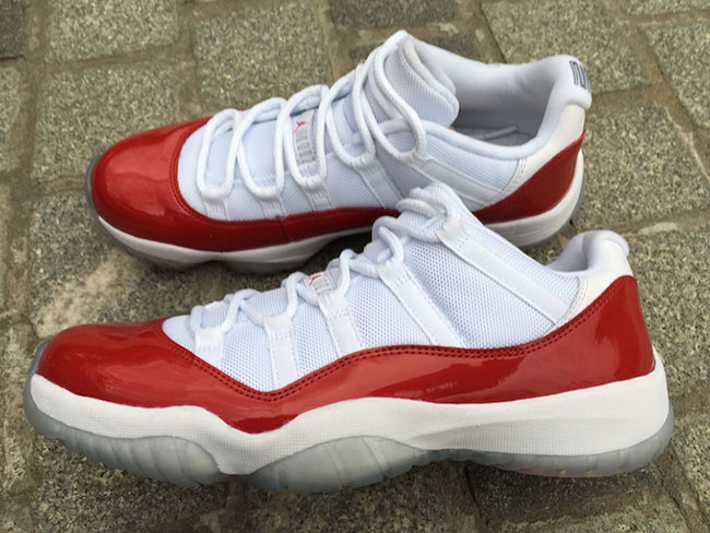 Air Jordan 11 Low Varsity Red Cherry 2016