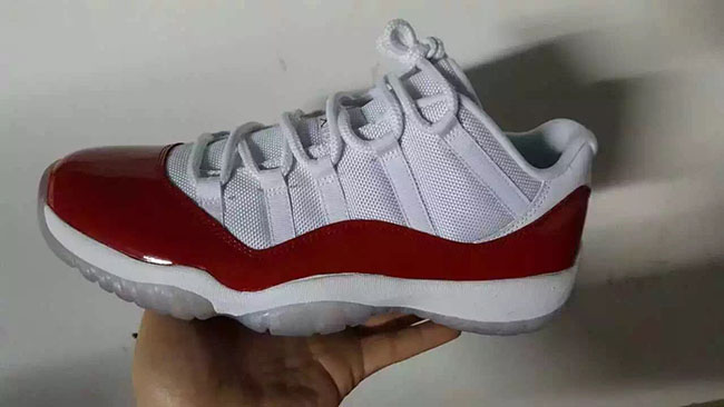 Air Jordan 11 Low White Red 2016