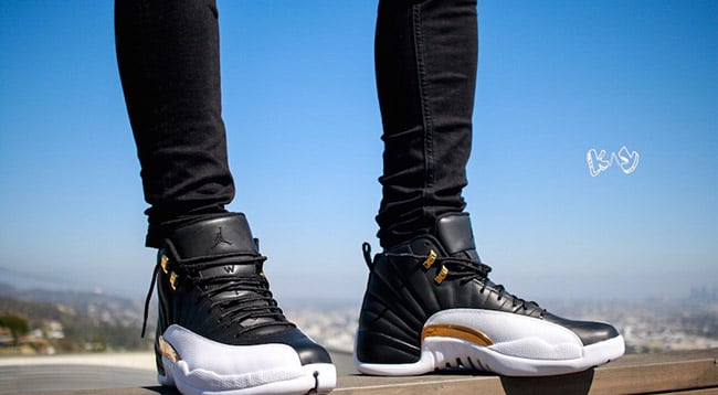 jordan 12 wings on feet