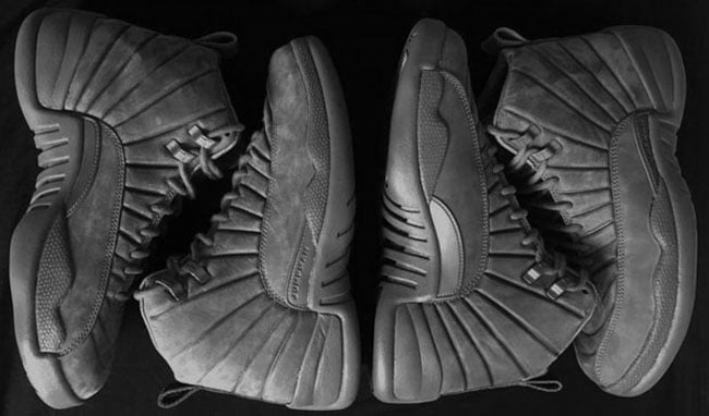 Air Jordan 12 Wool Grey Silver Black