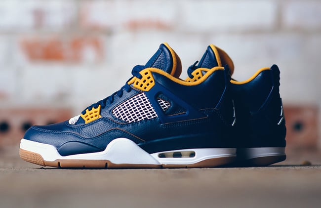 navy blue and yellow 4s