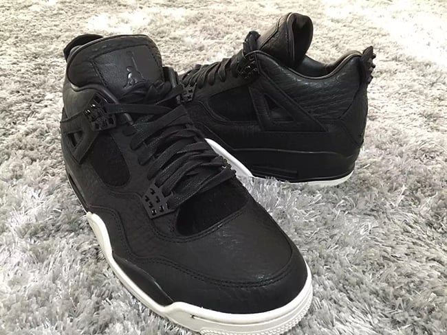 Air Jordan 4 Premium Black Pony Hair 2016