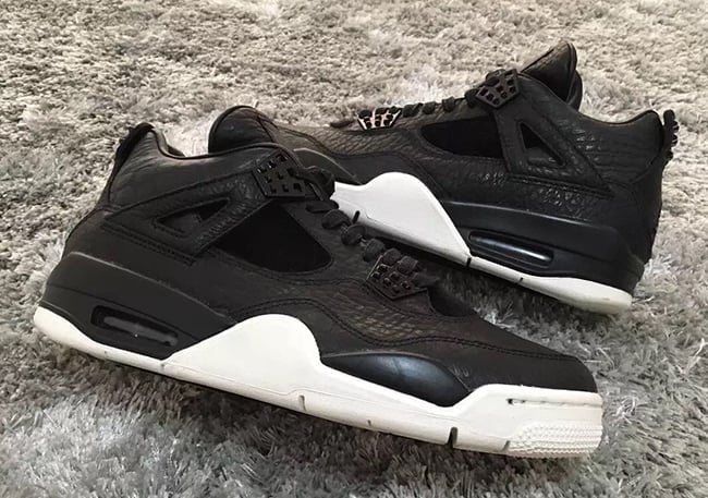 Air Jordan 4 Premium Black Pony Hair 2016