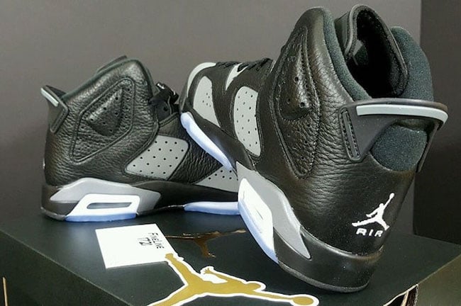 Air Jordan 6 GS Black Cool Grey