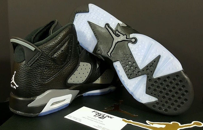 Air Jordan 6 GS Black Cool Grey