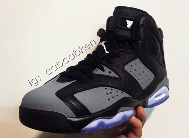 Air Jordan 6 GS Black Cool Grey