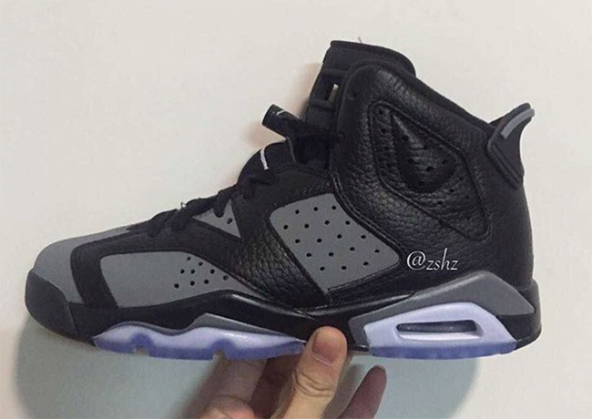 Air Jordan 6 GS Black Grey