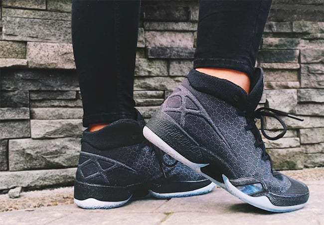 Air Jordan XXX Black Anthracite On Feet