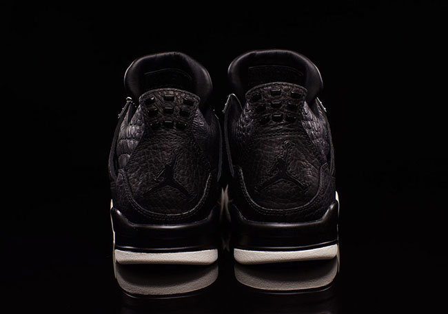 Black Air Jordan 4 Premium Pony