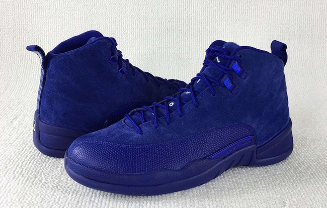 Blue Suede Air Jordan 12 Retro