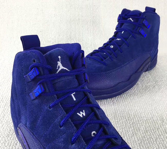 Blue Suede Air Jordan 12 Retro