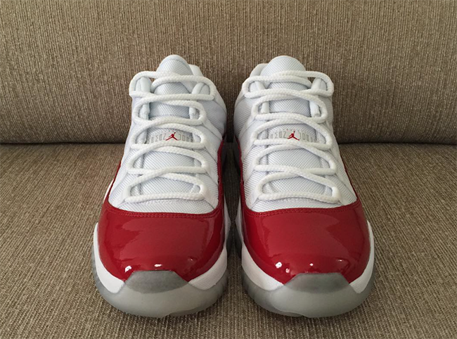 Cherry Air Jordan 11 Low White Varsity Red