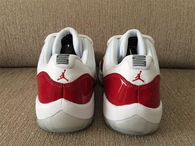 Cherry Air Jordan 11 Low White Varsity Red