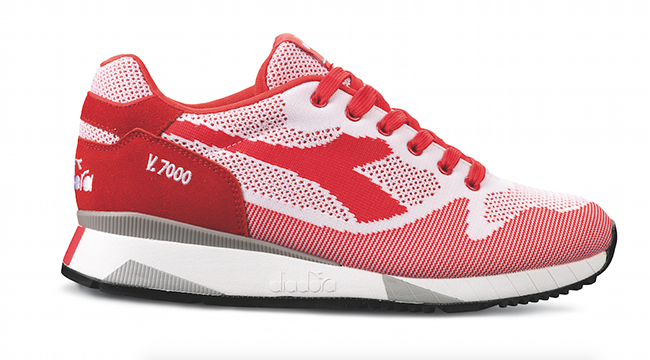 Diadora V7000 Weave Red White