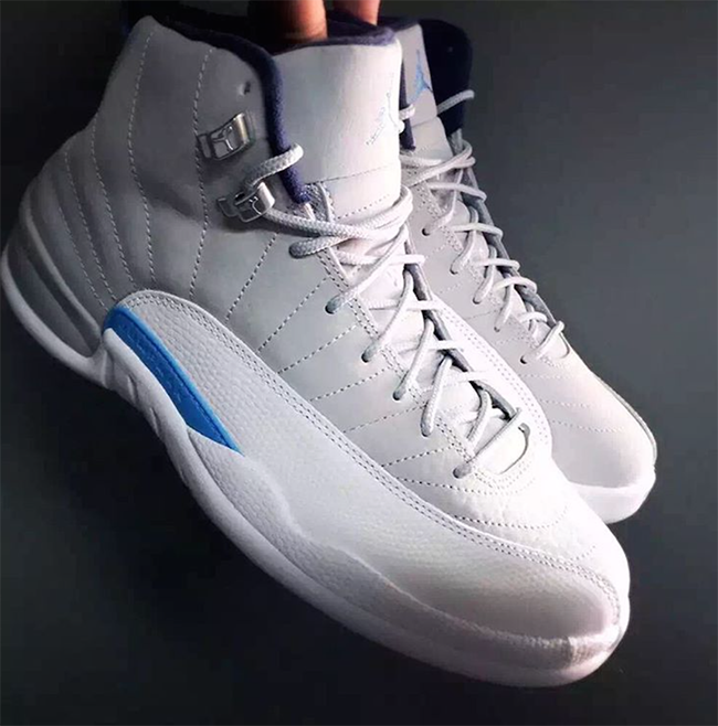 Air Jordan 12 Grey University Blue Release Date Sneakerfiles