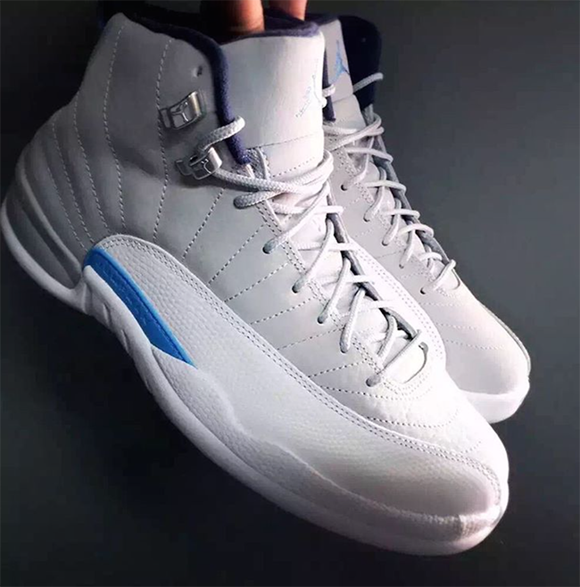 Grey University Blue Air Jordan 12