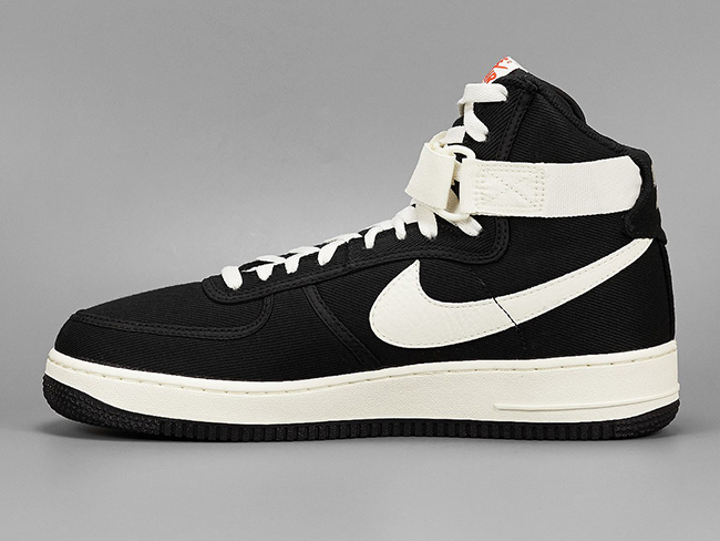 Nike Air Force 1 High Canvas Black Sail | SneakerFiles