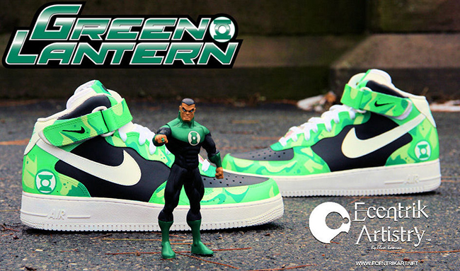 Nike Air Force 1 High Green Lantern