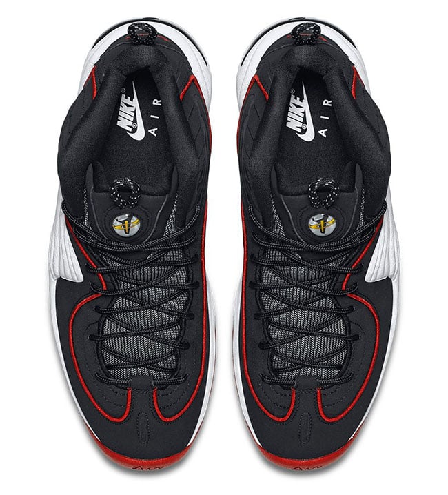 Nike Air Penny 2 Miami Heat Black Red