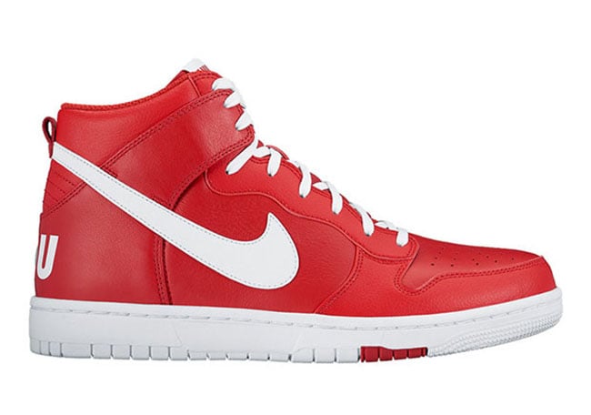 sb dunk high red