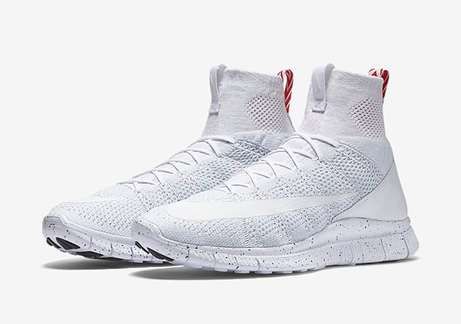 This Nike Free Flyknit Mercurial Superfly is Almost All White