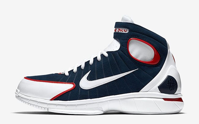 Nike Huarache 2K4 University Red UCONN Retro