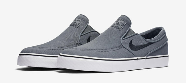 nike sb slip on grey