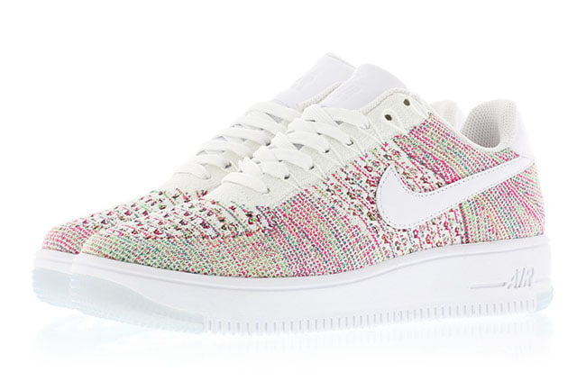 Nike WMNS Air Force 1 Low Flyknit White Radiant Emerald